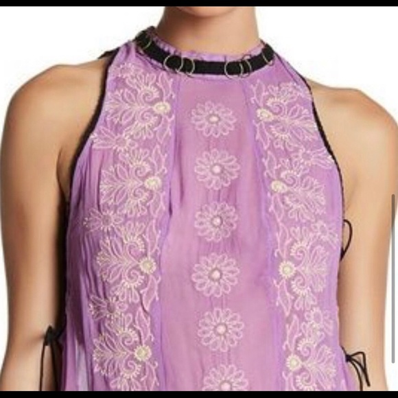 Free people lilac tunic - Picture 3 of 4